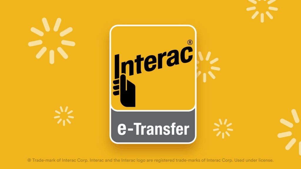 Interac casino deposit using e-Transfer at a Canadian online casino