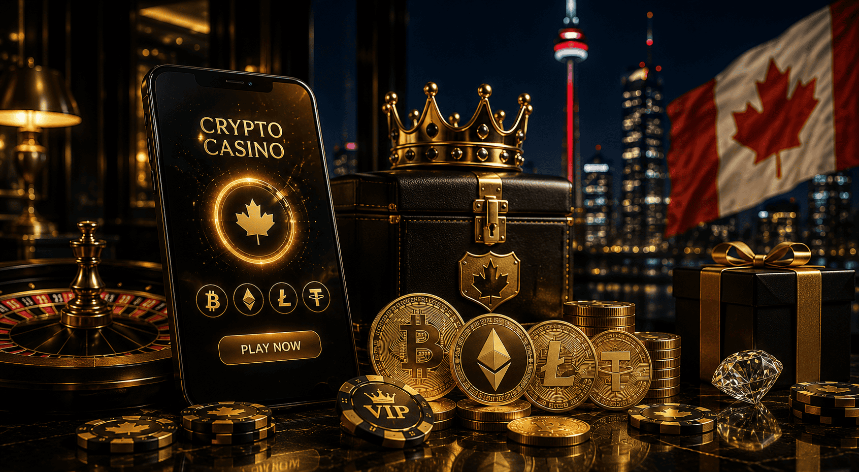 Crypto casino in Canada with Bitcoin Ethereum Tether and fast withdrawals