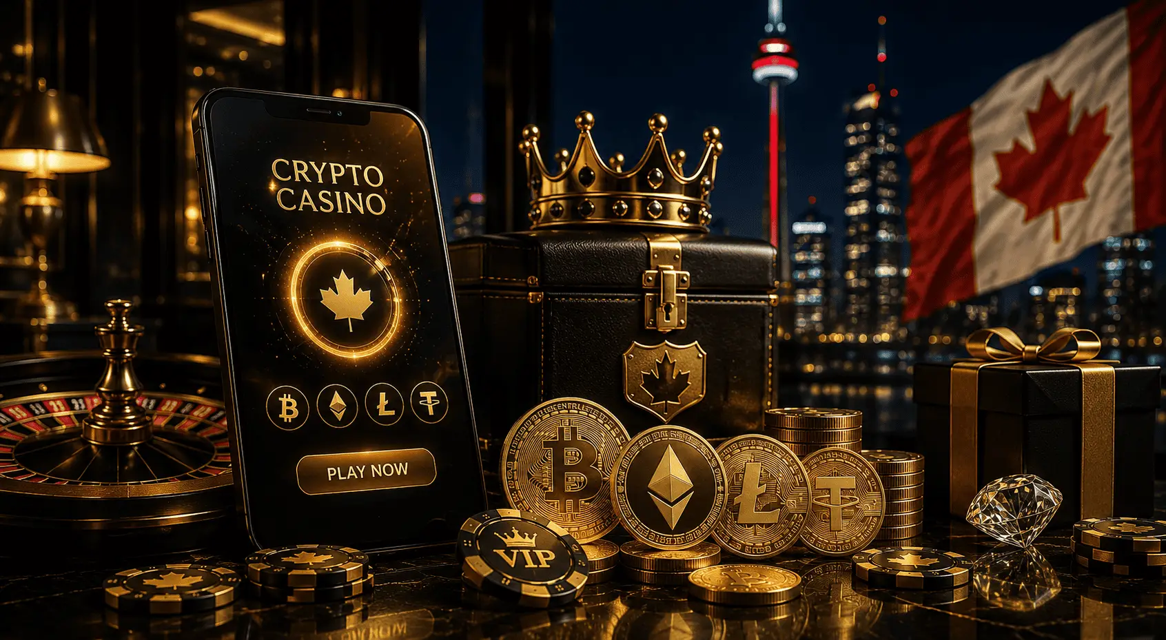Crypto casino in Canada with Bitcoin Ethereum Tether and fast withdrawals